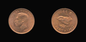 S4116-B__0 Farthing, Currency Farthing in Bronze (wartime) of George VI
